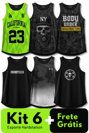 6 Regatas #Kit6+Frete