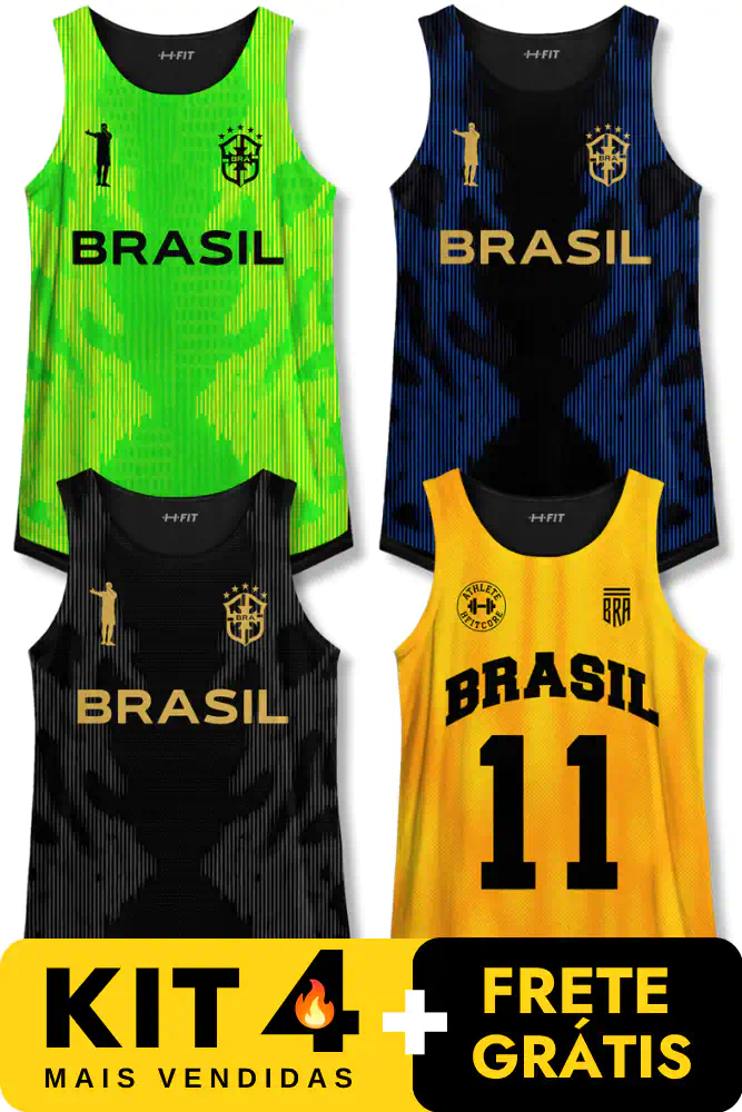 4 Regatas #Kit4+Frete